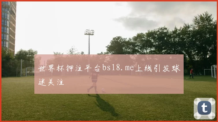 世界杯押注平台bs18.me上线引发球迷关注