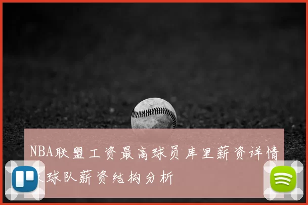 NBA联盟工资最高球员库里薪资详情及球队薪资结构分析